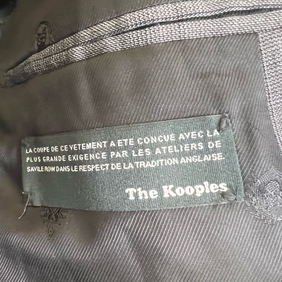 The Kooples Women's Wool Grey Blazer Suit Jacket Size 38 UK 10 - Picture 11 of 12